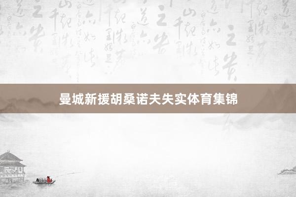 曼城新援胡桑诺夫失实体育集锦