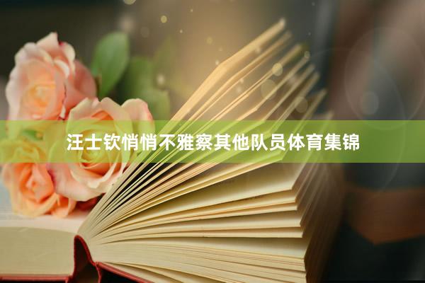 汪士钦悄悄不雅察其他队员体育集锦