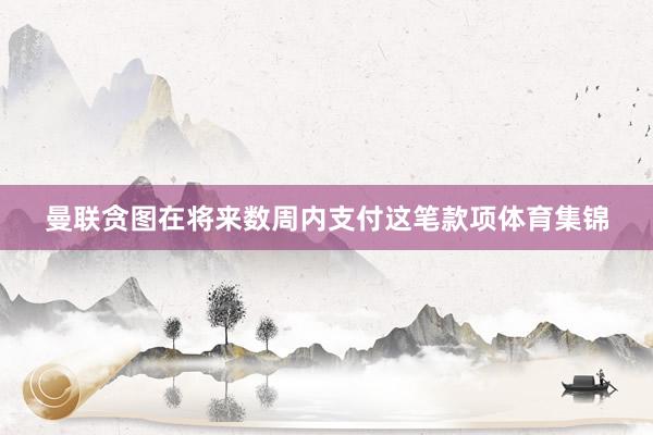 曼联贪图在将来数周内支付这笔款项体育集锦