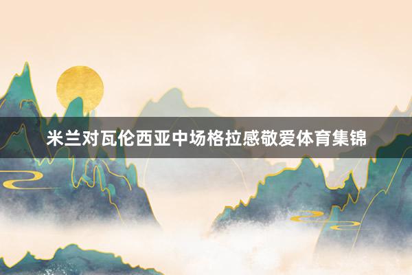米兰对瓦伦西亚中场格拉感敬爱体育集锦