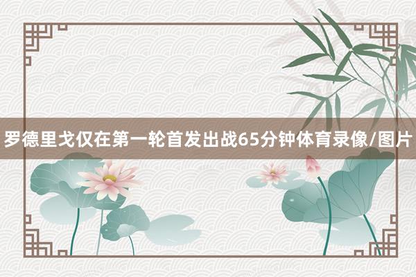 罗德里戈仅在第一轮首发出战65分钟体育录像/图片