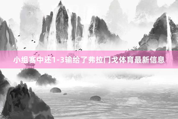 小组赛中还1-3输给了弗拉门戈体育最新信息