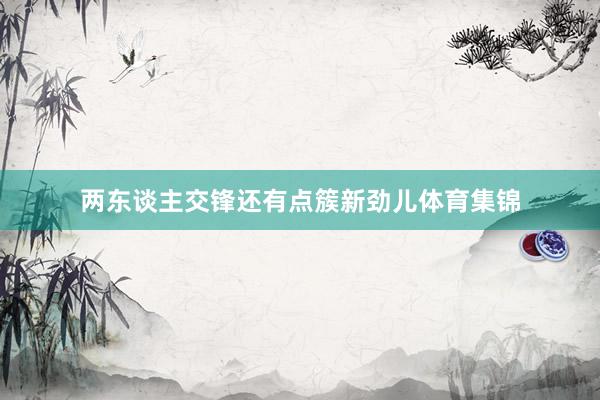 两东谈主交锋还有点簇新劲儿体育集锦