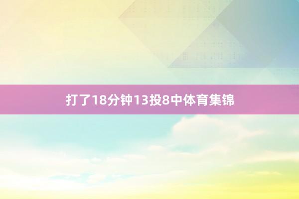 打了18分钟13投8中体育集锦